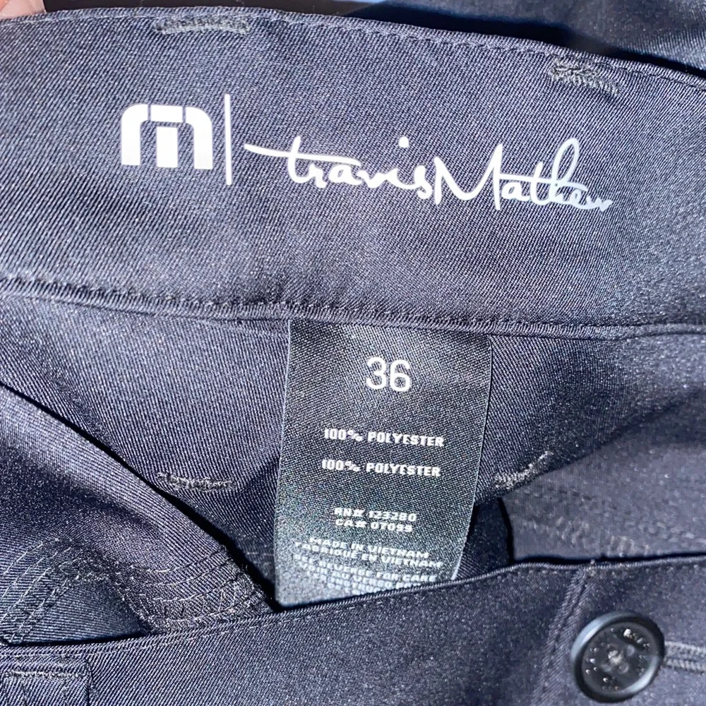 Travis Mathew Athletic/Dress Black Golf Pants‎
